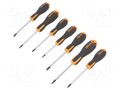 Kit: screwdrivers; Torx® with protection; EVOX; 7pcs. BETA BE1208E/RTX-D7