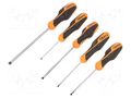 Kit: screwdrivers; slot; BETAGRIP; 5pcs. BETA BE1264/S5