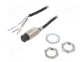 Sensor: inductive; OUT: NPN / NO; 0÷16mm; 10÷30VDC; M18; 2m; IP67 OMRON E2E-X16MC118-2M