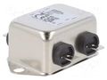 Filter: anti-interference; single-phase; 250VAC; Cx: 100nF; 1MΩ SCHAFFNER FN2010-3-06