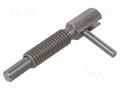 Mount.elem: indexing plungers; stainless steel; 4mm; Thread: M6 ELESA+GANTER GN7017-4-M6-C-NI