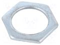 Nut; M32; galvanised steel; Thread: metric; Pitch: 1.5; -100÷300°C HELLERMANNTYTON ALS-M32-GS-ML