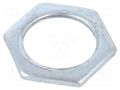 Nut; M25; galvanised steel; Thread: metric; Pitch: 1.5; -100÷300°C HELLERMANNTYTON ALS-M25-GS-ML