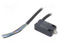 Limit switch; pin plunger Ø8mm; NO + NC; 10A; max.250VAC; cables PIZZATO ELETTRICA NAB110AA-DN2
