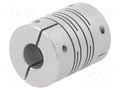 Coupling; Ø: 20mm; Ø1: 8mm; Ø2: 8mm; aluminium ELESA+GANTER 224620B88AL