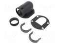 90° angled connector; polyamide 6; PMAFIX VOV; IP68; black PMA I-BVOV-P299