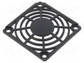 Guard; plastic; 60x60mm; Body dim: 60x60x7mm; Holes pitch: 50x50mm Qualtek Electronics 09252-G