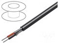 Wire; 1x2x24AWG; RS232; stranded; Cu; shielded,Al-PET foil; PVC BELDEN 9501.060500
