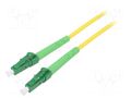 Fiber patch cord; OS2; LC/APC,both sides; 1m; LSZH; yellow Goobay LCA-LCA/OS2-010YL