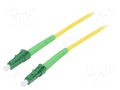 Fiber patch cord; OS2; LC/APC,both sides; 5m; LSZH; yellow Goobay LCA-LCA/OS2-050YL