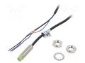 Sensor: inductive; OUT: NPN / NO; 0÷2mm; 10÷30VDC; M8; 2m; IP67; 1kHz AUTONICS PR08-2DN