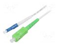 Fiber patch cord; OS2; LC/UPC,SC/APC; 2m; Optical fiber: 9/125um Goobay SCA-LCU/OS2-020WH