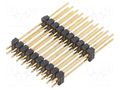 Connector: pin strips; pin header; male; PIN: 20; straight; THT FISCHER ELEKTRONIK SL14.187.20G