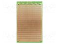 Board: universal; eurocard,single sided,prototyping; W: 100mm VELLEMAN VEL-ECS3