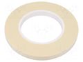 Tape: electrical insulating; W: 12mm; L: 50m; Thk: 0.21mm; white H-OLD HOLD-CA.100-12-50M
