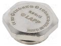 Stopper; M16; 1.5; IP68; brass; Plating: nickel; SKINDICHT®; 20mm LAPP LP-52103113