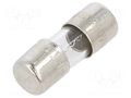 Fuse: fuse; 6A; 350VAC; quick blow; cylindrical,glass; 5x15mm; 2JQ BEL FUSE 2JQ-6-R