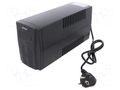 Power supply: UPS; 390W; 650VA; 230V; Schuko x2; 280x140x100mm GEMBIRD EG-UPS-B650