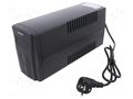 Power supply: UPS; 510W; 850VA; 230V; 280x140x100mm; Schuko x2 GEMBIRD EG-UPS-B850