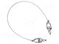 Ground/earth cable; both sides,aligator clip; Len: 0.38m MUELLER ELECTRIC AI-000441