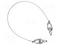 Ground/earth cable; both sides,crocodile clip; Len: 0.38m MUELLER ELECTRIC AI-000441