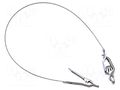 Ground/earth cable; both sides,aligator clip; Len: 0.46m MUELLER ELECTRIC AI-000443