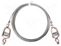 Ground/earth cable; both sides,crocodile clip; Len: 4.5m; copper MUELLER ELECTRIC AI-000461-15