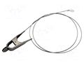 Ground/earth cable; ring terminal,crocodile clip; Len: 1m MUELLER ELECTRIC AI-000480