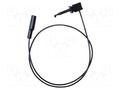 Test lead; 5A; clip-on hook probe,aligator clip; Urated: 300V MUELLER ELECTRIC BU-1031-A-36-0