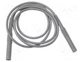 Test lead; 20A; banana plug 4mm,both sides; insulated; Len: 1.8m MUELLER ELECTRIC BU-6161-M-72-8