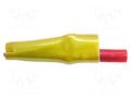 Crocodile clip; 10A; yellow; Grip capac: max.7.9mm MUELLER ELECTRIC BU-63-4