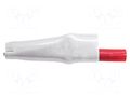 Crocodile clip; 10A; white; Grip capac: max.7.9mm; Contacts: steel MUELLER ELECTRIC BU-63-9