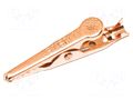 Crocodile clip; 5A; Grip capac: max.7.9mm; Overall len: 42.86mm MUELLER ELECTRIC BU-70C