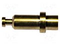 Connector: 3mm banana; socket; 1.5kVDC; 5A; gold-plated MUELLER ELECTRIC BU-P3277