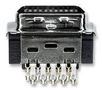 CONNECTOR, MICRO D, PLUG, RIBBON, 20WAY 10120-3000PE