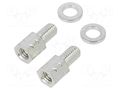 Set of screws for D-Sub; M3; Screw length: 9.7mm; Thread len: 5mm HARTING 09670029006