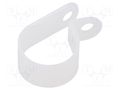Fixing clamp; Cable P-clips; ØBundle : 7.9mm; W: 9.5mm; polyamide KEYSTONE KEYS7626