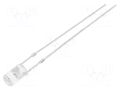 LED; blue; 3mm; 500÷750mcd; 140°; Front: flat; 2.8÷3.6VDC; -30÷85°C OPTOSUPPLY OSB5SA3HE1B