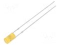 LED; orange; 3mm; 330mcd; 140°; Front: flat; 12VDC; No.of term: 2 OPTOSUPPLY OSO5PA3HE4B-12V