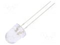LED; red/blue; 8mm; 30°; Front: convex; 2.1÷2.6/2.9÷3.4VDC; round OPTOSUPPLY OSRBP28131A