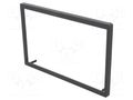 Radio frame; 2 DIN; 118x188x8mm 4CARMEDIA PR-UNI-2DIN.83