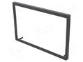 Radio frame; 2 DIN; 118x188x8mm 4CARMEDIA PR-UNI-2DIN.83