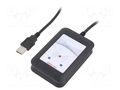 RFID reader; 4.3÷5.5V; USB; antenna; Range: 100mm; 88x56x18.5mm ELATEC T4BT-BB2BEL6-5