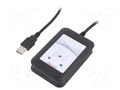 RFID reader; 4.3÷5.5V; USB; antenna; Range: 100mm; 88x56x18.5mm ELATEC T4BT-BB2BEL6