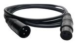 CABLE ASSY, 3P XLR JACK-XLR PLUG, 50FT IO-XLR3-50-P