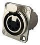 XLR CONNECTOR, JACK, 5POS, PANEL IO-XLR5-F-JLX