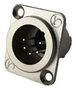 XLR CONNECTOR, PLUG, 5POS, PANEL IO-XLR5-M-JLX