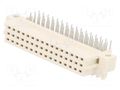 Connector: DIN 41612; socket; female; PIN: 48; angled 90°; THT TE Connectivity 5650868-4