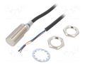 Sensor: inductive; OUT: PNP / NO; 0÷8mm; 10÷30VDC; M18; 5m; IP67 OMRON E2E-X8B1T18-5M