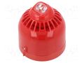 Signaller: lighting-sound; 17÷60VDC; horn,flashing light; LED KLAXON SIGNALS ESC-5004